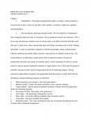 Mngt150 - Principles of Maketing Study Guide Ch.1-9