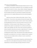 Analysis Essay of Young Goodman Brown
