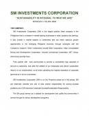Sm Investments Corporation Tqm Implementation