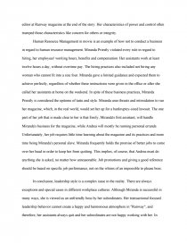 leadership analysis essay