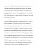 Essay on Bullying