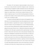 Self Reflection Essay