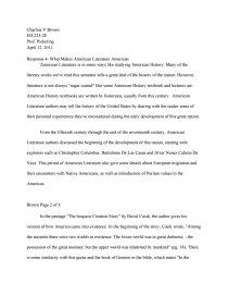 american literature essay