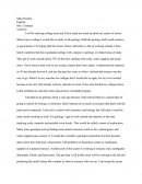 Eng 112 - Reflection Essay