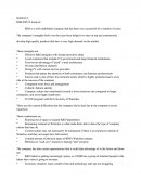 Usa in the 60s - Rim Swot Analysis