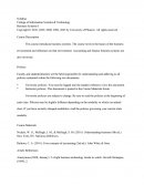 Syllabus - Business Systems I