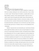 English A2 - Essay - Compare and Contrast to Kill a Mockingbird and Macbeth