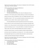 What Were the Four Major Problems of the Articles of Confederation? How Did the Founders Address Them in the New Constitution?