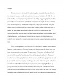 Struggle Essay - English 30