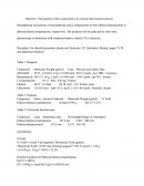 Examine the Reaction Between Benzaldehyde and Acetone or Benzaldehyde and Cyclopentanone to Form Dibenzylideneacetone or Dibenzylidenecyclopentanone