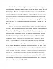 Реферат: Robert Frost Essay Research Paper Lisa Asadoorian121798Intro