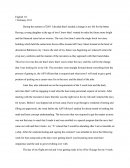 English 111 Paper one