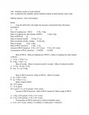 Solubility Product of Lead Chloride