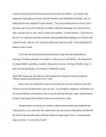 wuthering heights the influence of childhood essay essays on wuthering heights