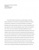 Com 285 - Business Communication Trends Paper