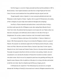 el filibusterismo review