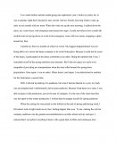 La College Application Essay