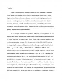 essay about rizal life