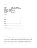 Bumkt 5901 - Marketing Assessment - Apple Ipad