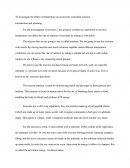 The Effect of Temperature on the Rate of an Enzyme Controlled Reaction