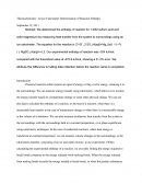 Thermochemistry: An Ice Calorimeter Determination of Reaction Enthalpy