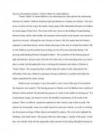 Реферат: SonnyS Blues Essay Research Paper INTRODUCTION Sonnys