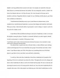racism in remember the titans essay