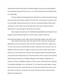 phenomenal woman essay