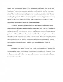 Ben Franklins Autobiography Compared To Henry David Throeaus Zoom Zoom Thesis Statement For A Persuasive Essay also Business Plan Ghost Writer Proposal Essay Examples