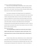 Personal Strengths and Weakness Essay