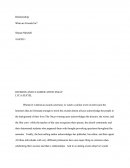 What Are Friends For? - Division and Classification Essay