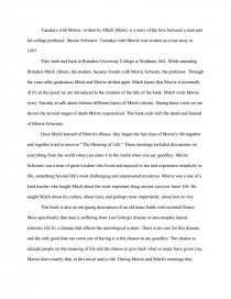 Tuesdays With Morrie Essay Zoom Short English Essays also Business Plan Writers Denver Co Essay On Business Ethics