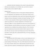 Assessing the Effectiveness of Civil Society Organisations in Checking the Exercise of State Power: the Case Study of Human Rights Consultative Committee (hrcc)