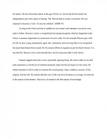 House Of Mr Biswas As A Diasporic Novel Book Movie Report