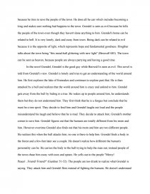 Реферат: Beowulf Good Vs Evil Essay Research Paper