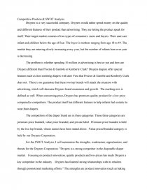 personal swot analysis essay