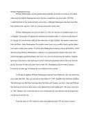 William Shakespeare Essay