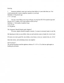 history of algebra essay