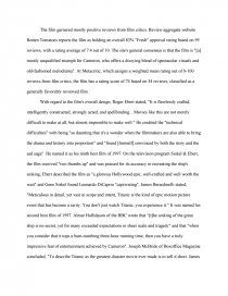titanic essay
