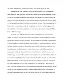 The "social Responsibility" Compared in Two Plays: The Crucible and All My Sons