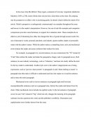 Essay Critique - Stop Me Before I Shop Again