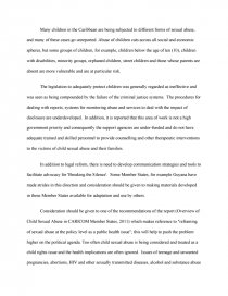 child sexual abuse essay