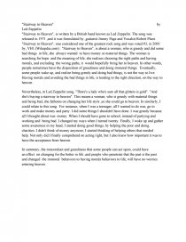 heaven essay