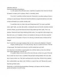 essay on homework should be abolished