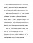 College Admissions Essay