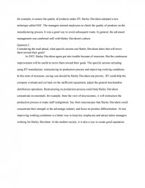 harley davidson case study case study harley davidson case study