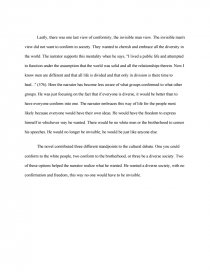 The Invisible Man Essay Essay Zoom Zoom Zoom High School Persuasive Essay also Secondary School English Essay Sample Business Essay