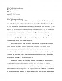 Реферат: The Bill Of Rights Essay Research Paper