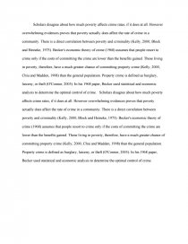 poverty fosters crime essay essays on poverty