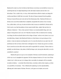 machiavelli the prince essay